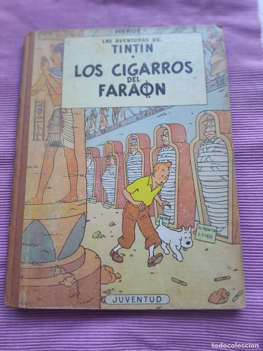 C&oacute;mics: TINTIN. LOS CIGARROS DEL FARAON. JUVENTUD 1965. SEGUNDA EDICION