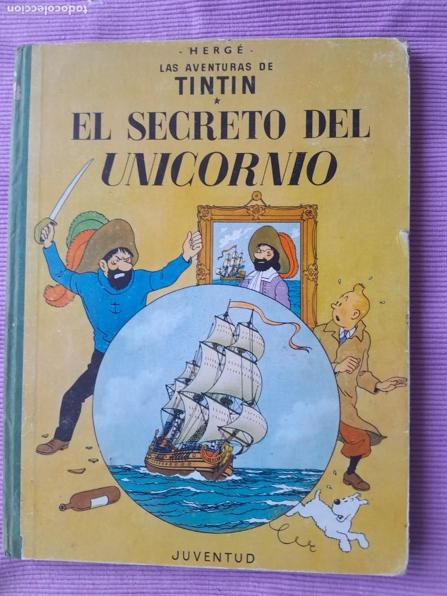 C&oacute;mics: TINTIN. EL SECRETO DEL UNICORNIO. JUVENTUD 1972. QUINTA EDICION.
