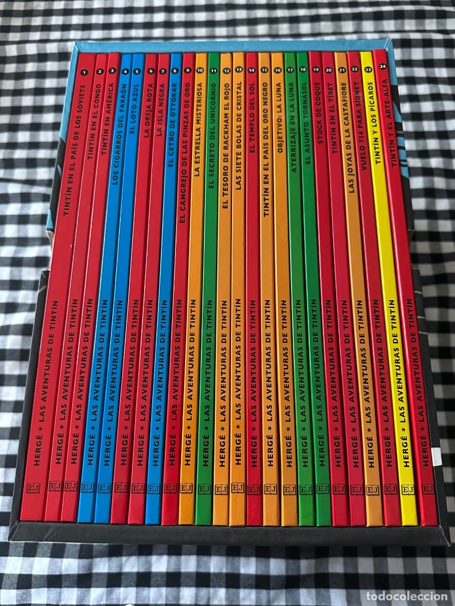 C&oacute;mics: Cofre Tint&iacute;n 90&ordm; Aniversario Editorial juventud 2018. DESCATALOGADO.