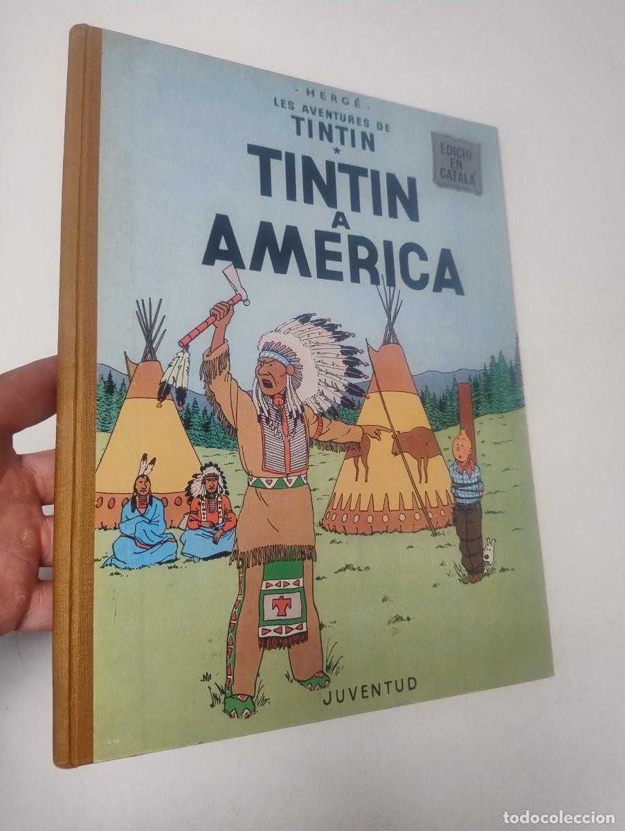 Comics: Tint&iacute;n a Am&egrave;rica - Herg&eacute; (en catal&agrave;, 1968, 1&ordf; edici&oacute;)