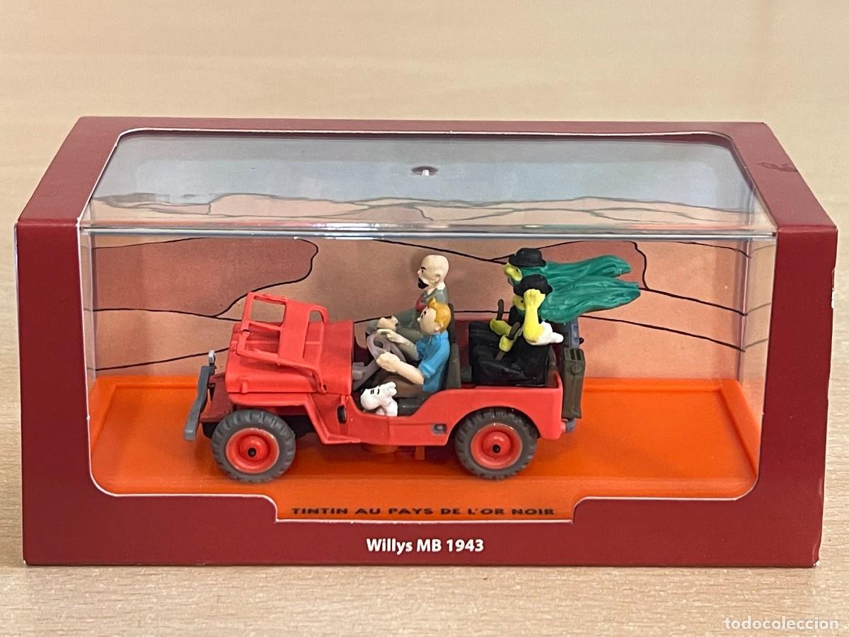 C&oacute;mics: TINTIN Herge Jeep WILLYS MB 1943 En el Pa&iacute;s del Oro Negro Tornasol Haddock Mil&uacute; Hernandez 1/43