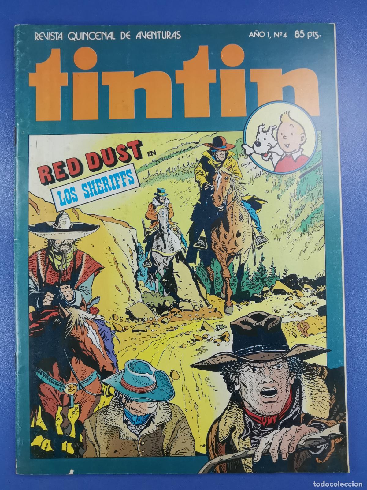 C&oacute;mics: TINTIN - REVISTA QUINCENAL - A&Ntilde;O 1 - n&ordm; 4 - RED DUST LOS SHERIFFS