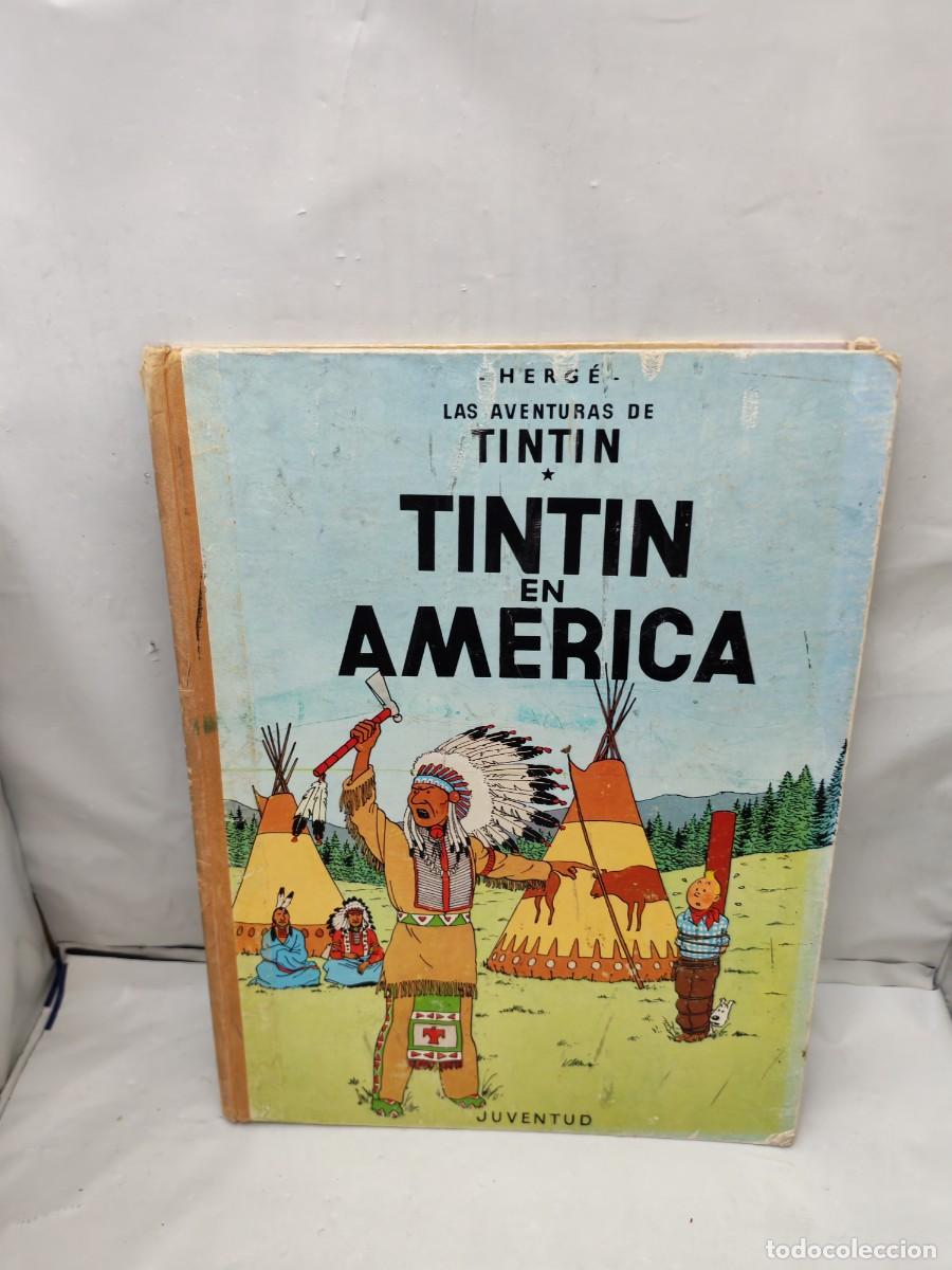 C&oacute;mics: Las aventuras de Tint&iacute;n: TINT&Iacute;N EN AM&Eacute;RICA (Segunda edici&oacute;n 1969, tapa dura)