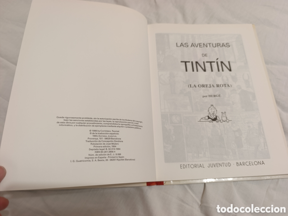 C&oacute;mics: TINT&Iacute;N OREJA ROTA 1994 FACSIMIL VERSION ORIGINAL - Foto 5