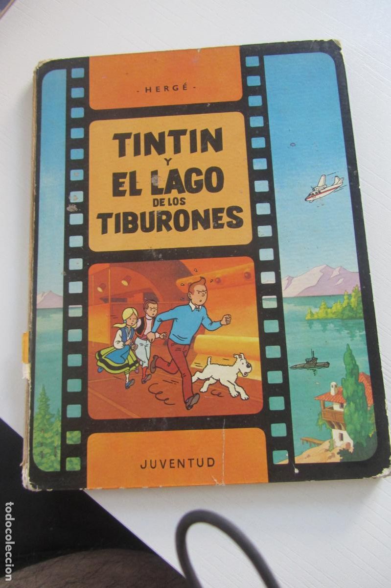 C&oacute;mics: TITIN Y EL LAGO DE LOS TIBURONES. HERGE / JUVENTUD. ARX171