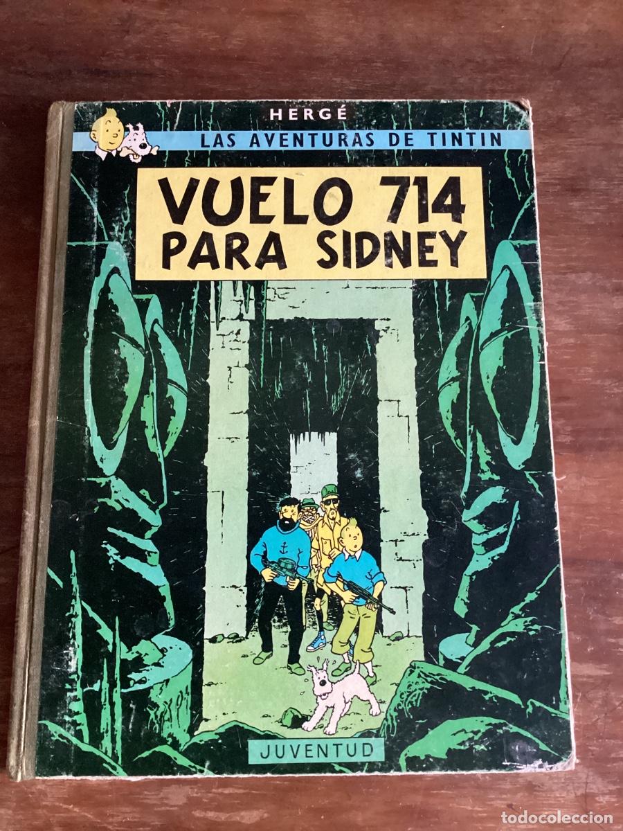 Comics: HERG&Eacute;. LAS AVENTURAS DE TINT&Iacute;N. VUELO 714 PARA SIDNEY. 1&ordf;EDICION, 1969.