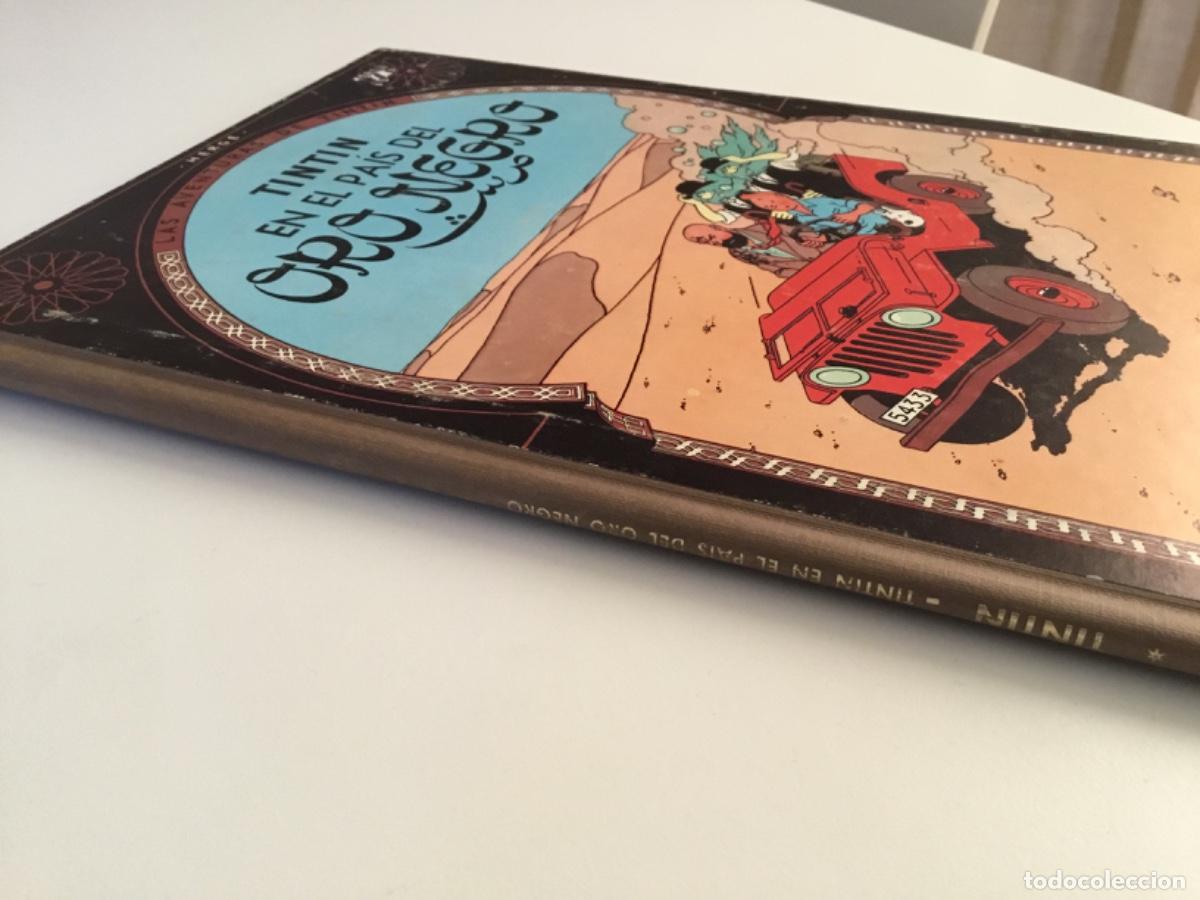 C&oacute;mics: Las Aventuras de Tintin en el Pa&iacute;s del Oro Negro Juventud 1985 novena edici&oacute;n