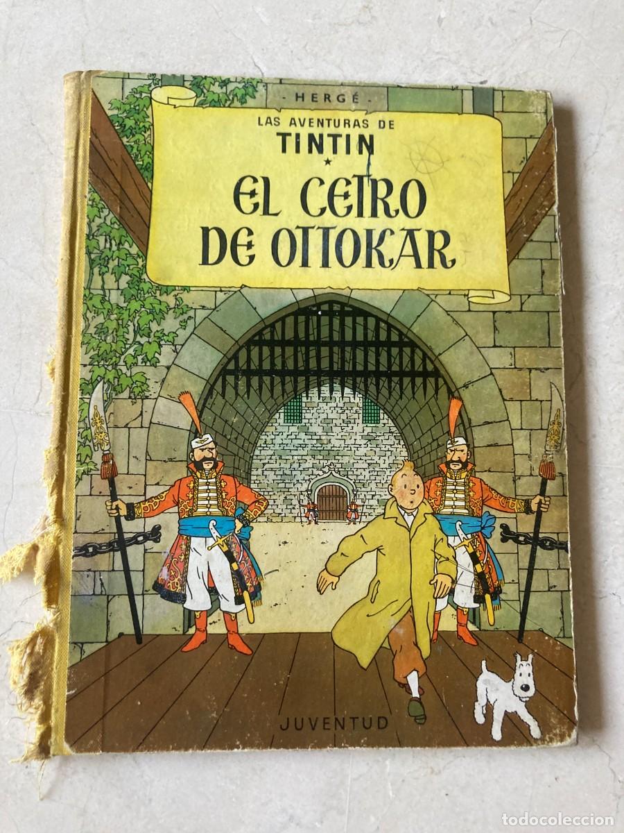 C&oacute;mics: Libro LAS AVENTURAS DE TINTIN - EL CETRO DE OTTOKAR / HERGE - 1&ordf; PRIMERA EDICI&Oacute;N DICIEMBRE 1958