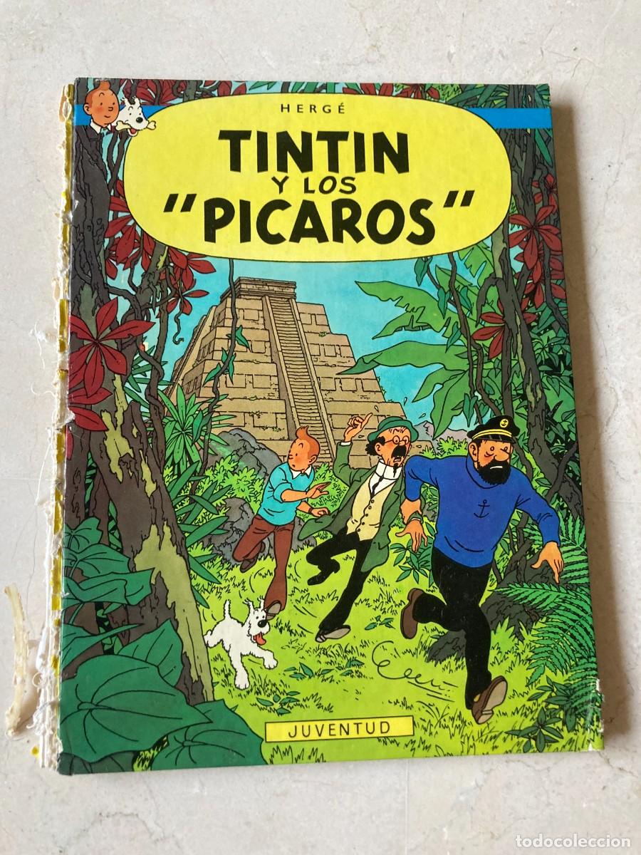 C&oacute;mics: Libro LAS AVENTURAS DE TINTIN - TINTIN Y LOS PICAROS / HERGE - 1&ordf; PRIMERA EDICI&Oacute;N 1976 - TAPA DURA