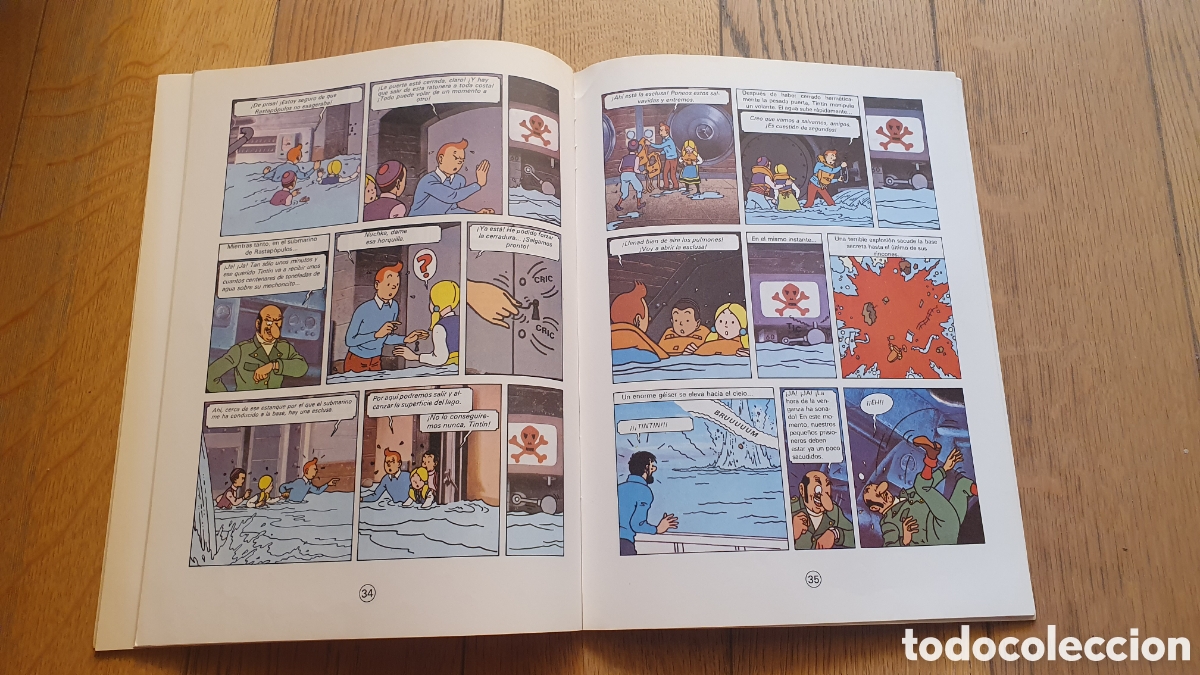 C&oacute;mics: C&oacute;mic:Tintin y el lago de los tiburones 1988 - Foto 3