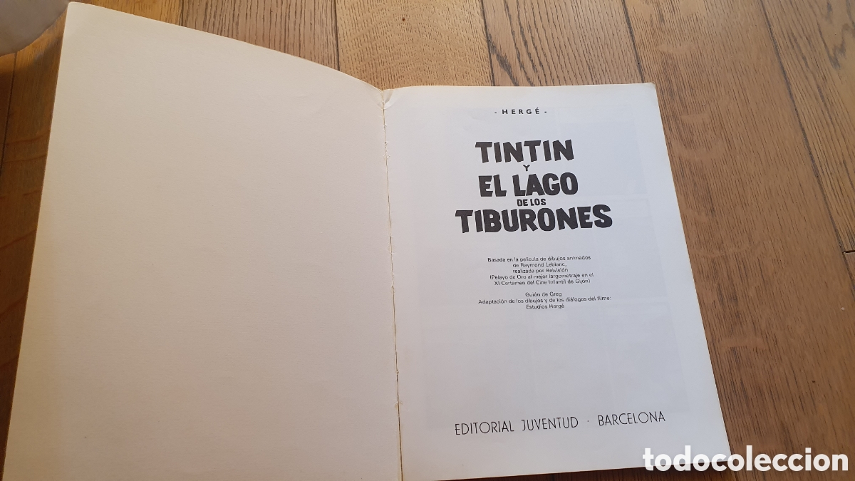 C&oacute;mics: C&oacute;mic:Tintin y el lago de los tiburones 1988 - Foto 4