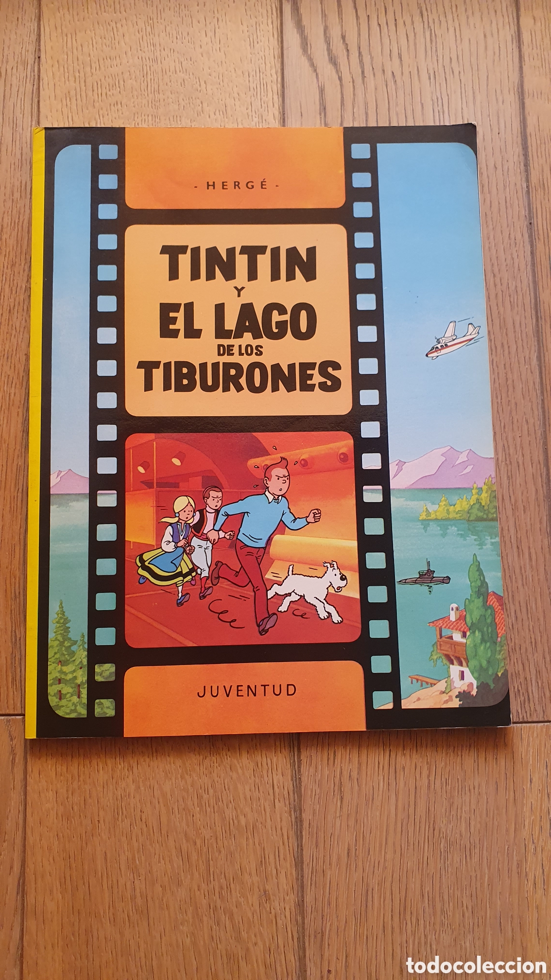 C&oacute;mics: C&oacute;mic Tintin y el lago de los tiburones 1988