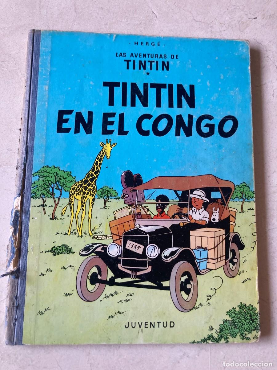 C&oacute;mics: Libro LAS AVENTURAS DE TINTIN - TINTIN EN EL CONGO / HERGE - 1&ordf; PRIMERA EDICI&Oacute;N DICIEMBRE 1968