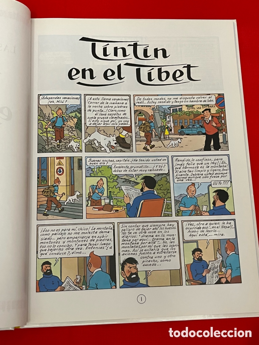 C&oacute;mics: C&oacute;mic Tint&iacute;n en el T&iacute;bet - Herg&eacute; / Juventud - Foto 5