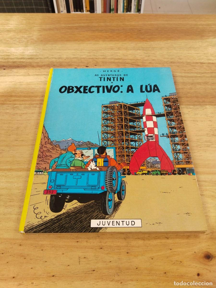 C&oacute;mics: As Aventuras de Tint&iacute;n - Obxectivo: a L&uacute;a - Herg&egrave;