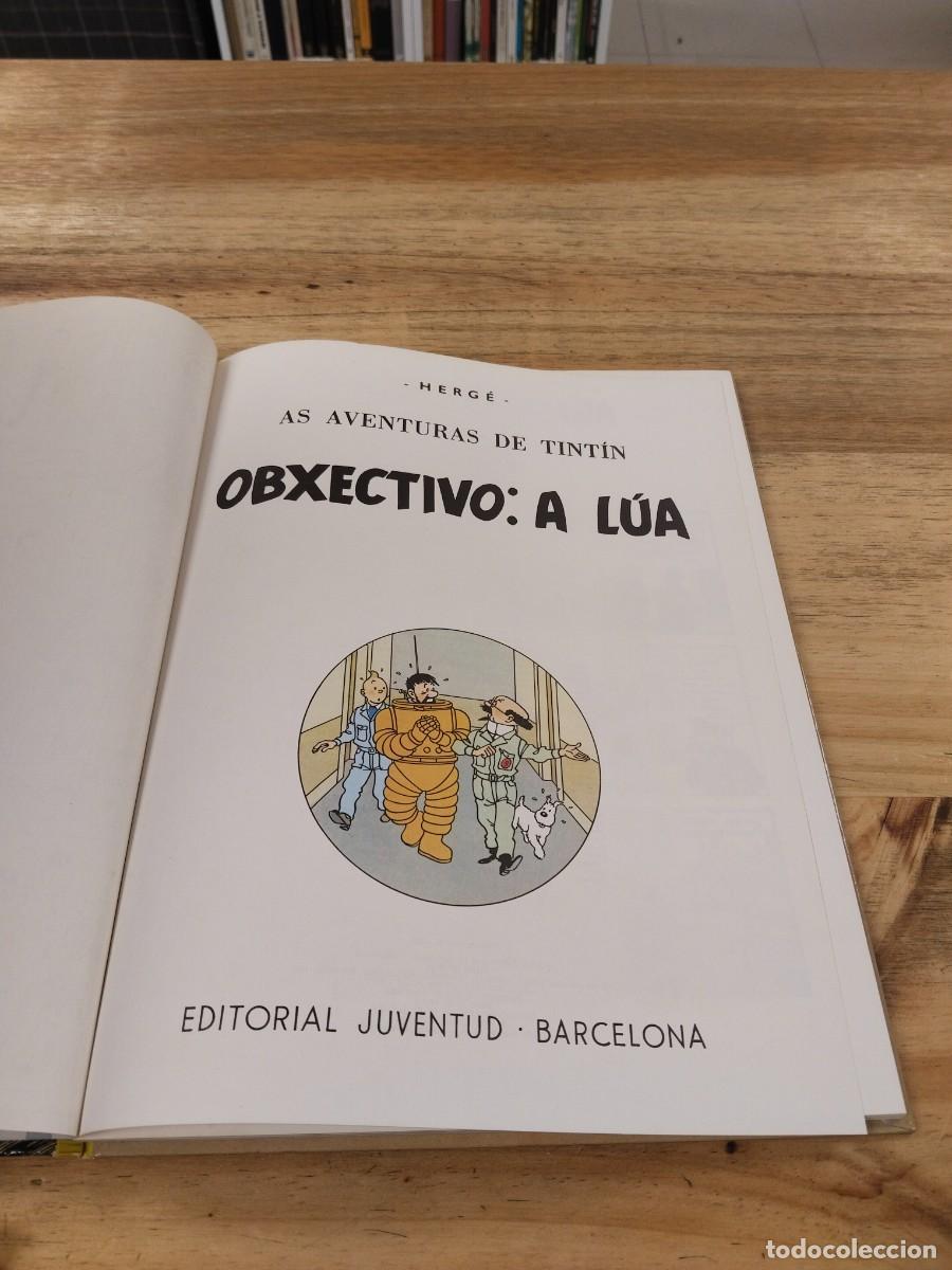 C&oacute;mics: As Aventuras de Tint&iacute;n - Obxectivo: a L&uacute;a - Herg&egrave; - Foto 4
