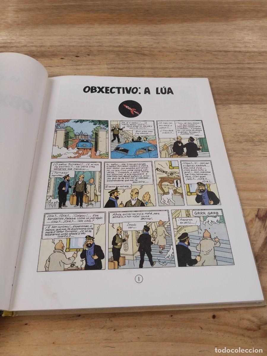 C&oacute;mics: As Aventuras de Tint&iacute;n - Obxectivo: a L&uacute;a - Herg&egrave; - Foto 6