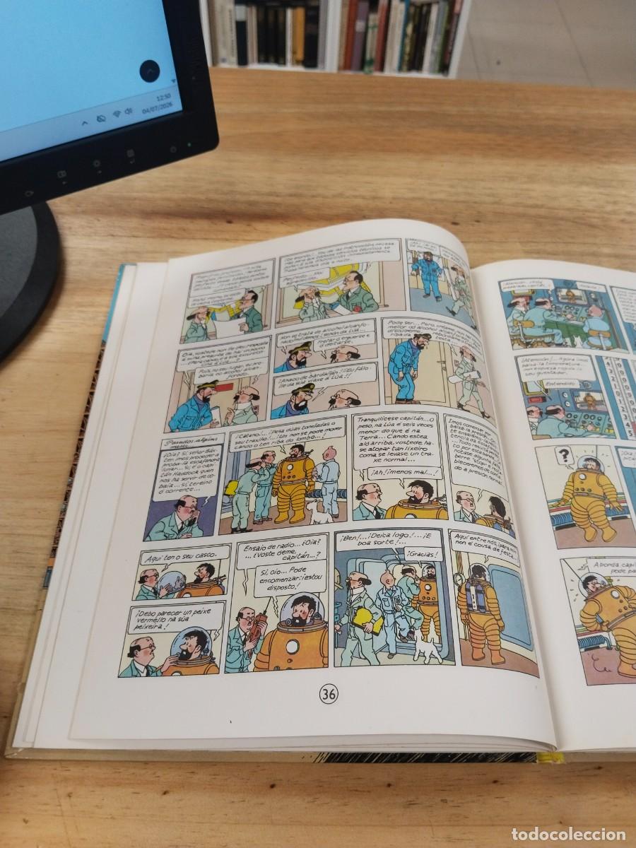 C&oacute;mics: As Aventuras de Tint&iacute;n - Obxectivo: a L&uacute;a - Herg&egrave; - Foto 9