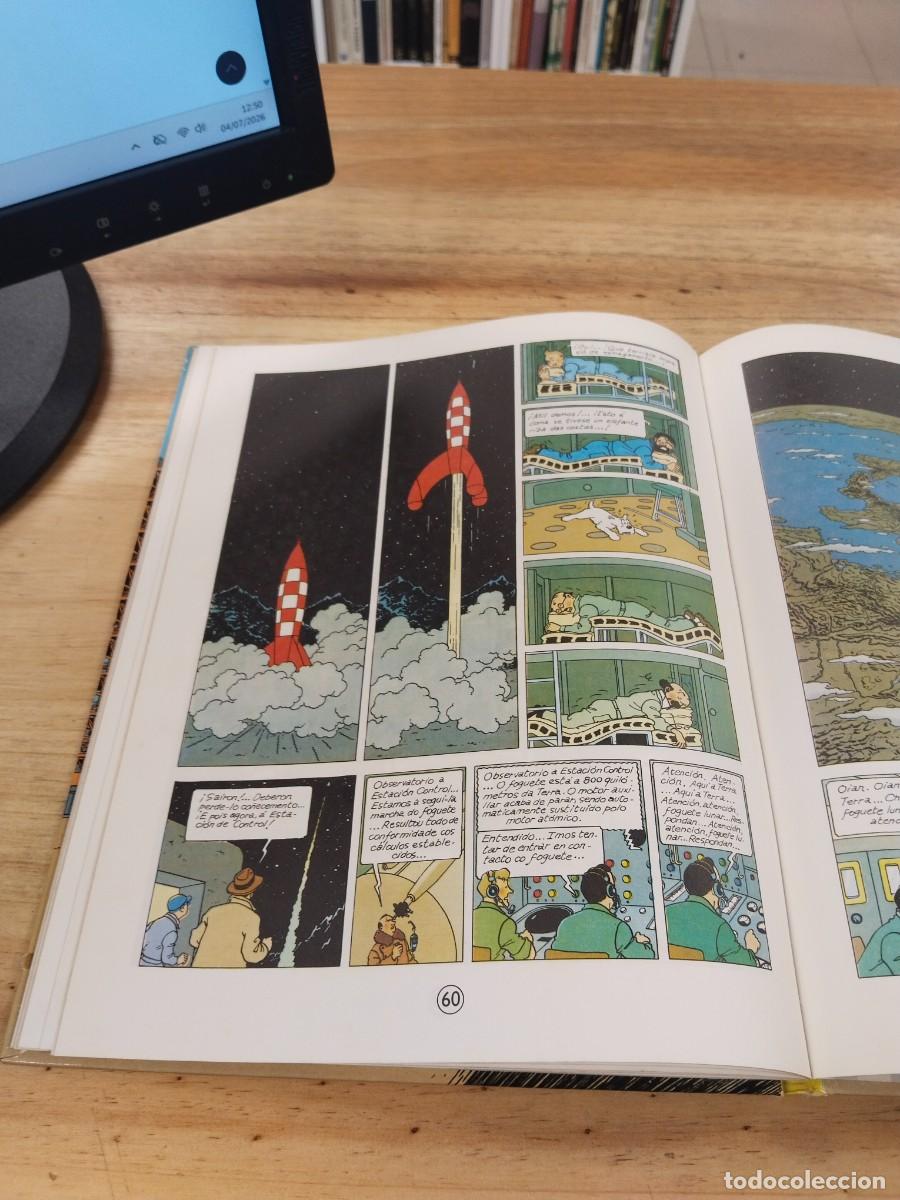 C&oacute;mics: As Aventuras de Tint&iacute;n - Obxectivo: a L&uacute;a - Herg&egrave; - Foto 13