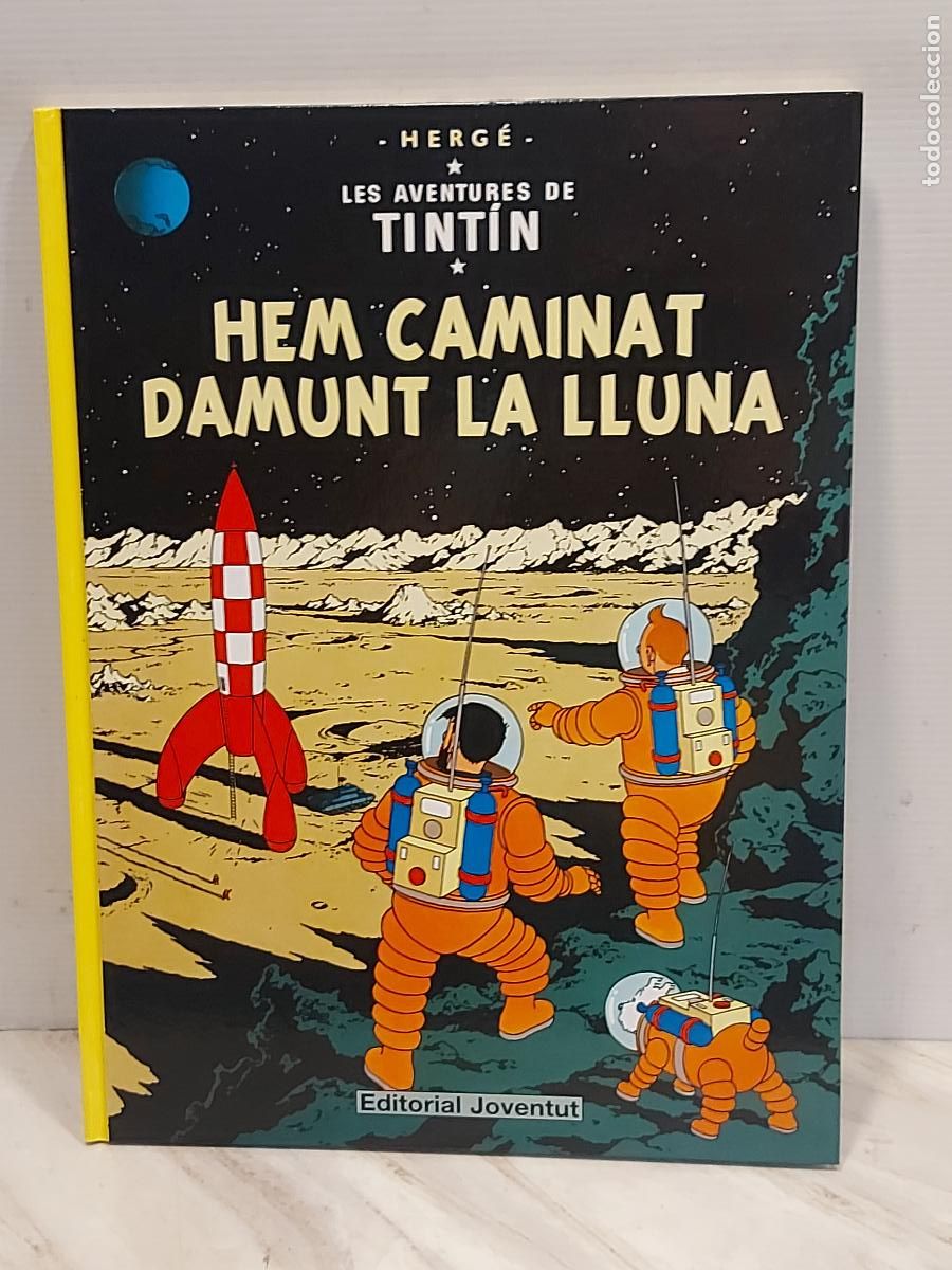C&oacute;mics: TINTIN | HEM CAMINAT DAMUNT LA LLUNA | ED: JOVENTUT | 18&ordf; EDICI&Oacute;-2012 | TAPA DURA | NUEVO