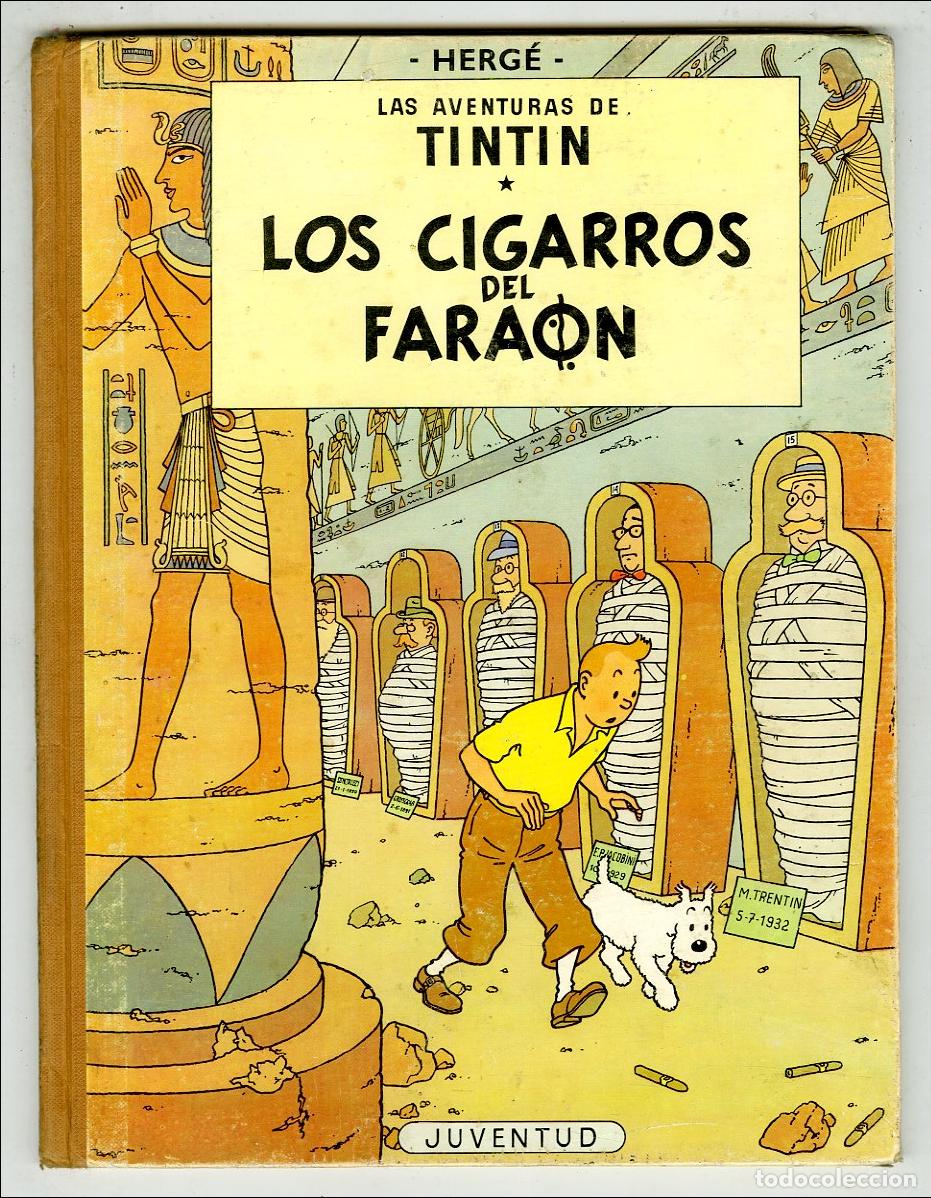 C&oacute;mics: Tint&iacute;n Los Cigarros del Faraon / 2 Edici&oacute;n (Juventud, 1965) - Herg&eacute;
