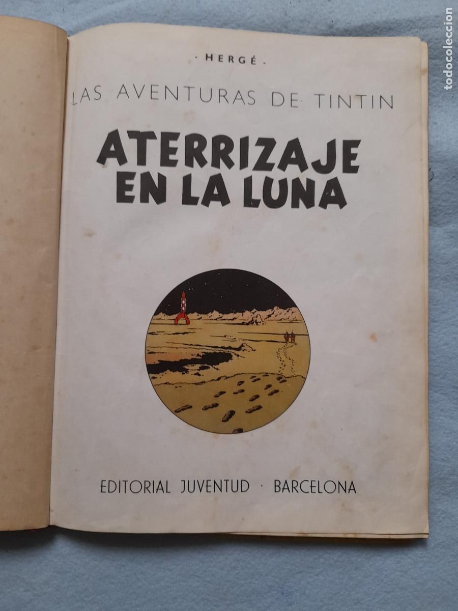 C&oacute;mics: Tint&iacute;n. Aterrizaje en la Luna. Herg&eacute;. - Foto 3