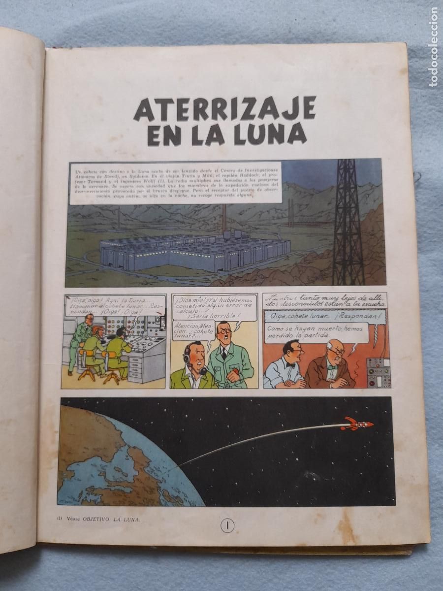 C&oacute;mics: Tint&iacute;n. Aterrizaje en la Luna. Herg&eacute;. - Foto 6