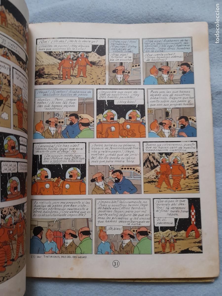 C&oacute;mics: Tint&iacute;n. Aterrizaje en la Luna. Herg&eacute;. - Foto 8