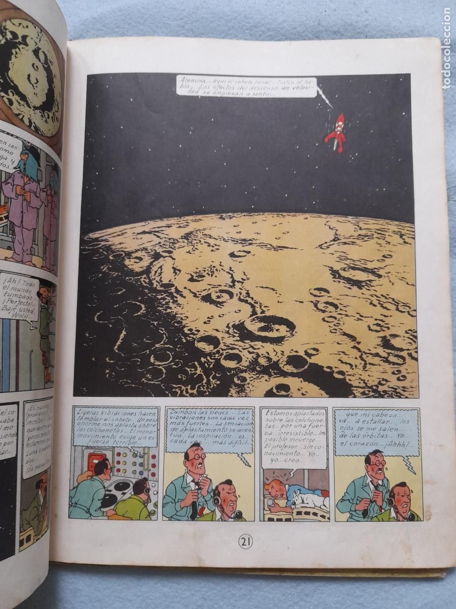 C&oacute;mics: Tint&iacute;n. Aterrizaje en la Luna. Herg&eacute;. - Foto 9
