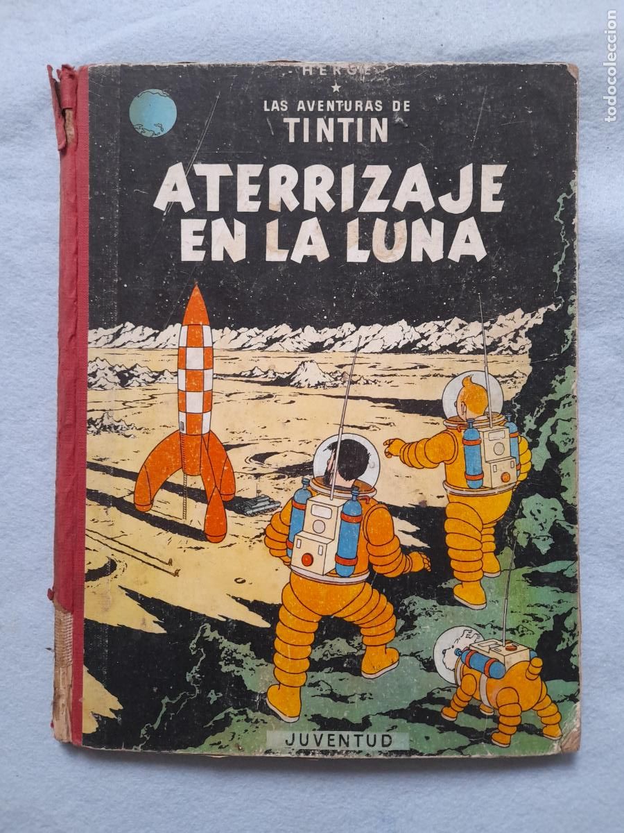 C&oacute;mics: Tint&iacute;n. Aterrizaje en la Luna. Herg&eacute;. - Foto 1