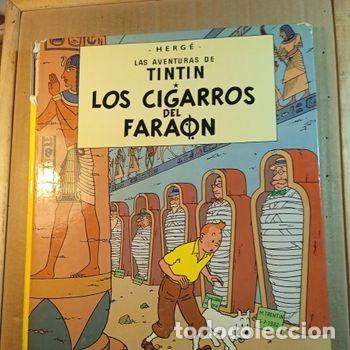 C&oacute;mics: COMIC DE TINTIN EN LOS CIGARROS DEL FARAON DEL A&Ntilde;O 1986 TAPA DURA