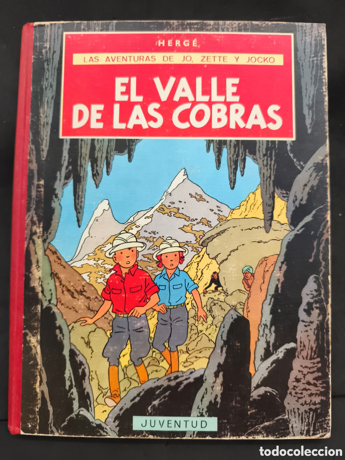 Comics: Herge, el valle de las cobras, 1972 primera edici&oacute;