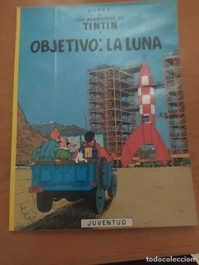 C&oacute;mics: Tintin - Objetivo la luna , tapa blanda, lleva una forro protector de platico