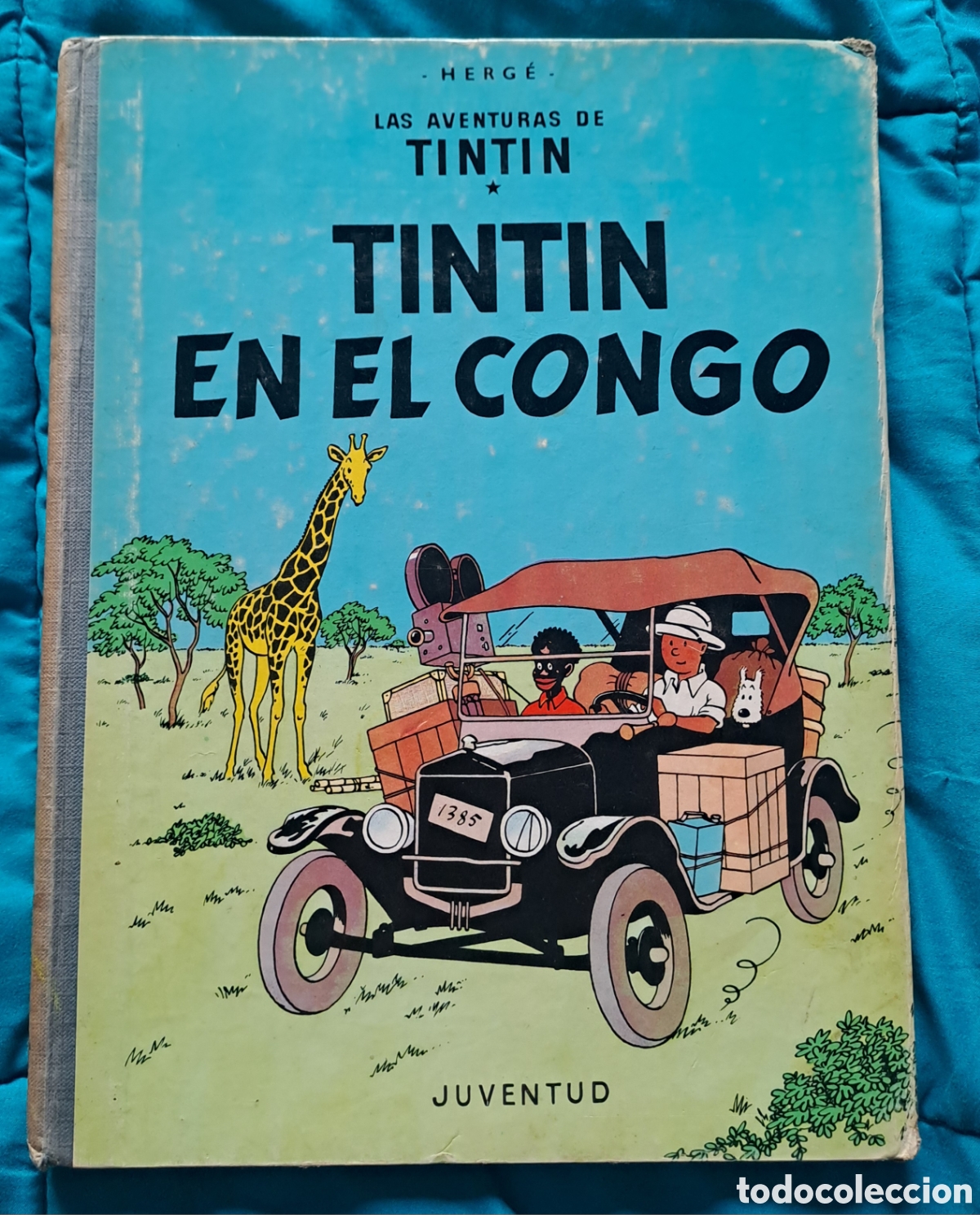 C&oacute;mics: Tintin en el Congo Primera Edici&oacute;n 12/1968