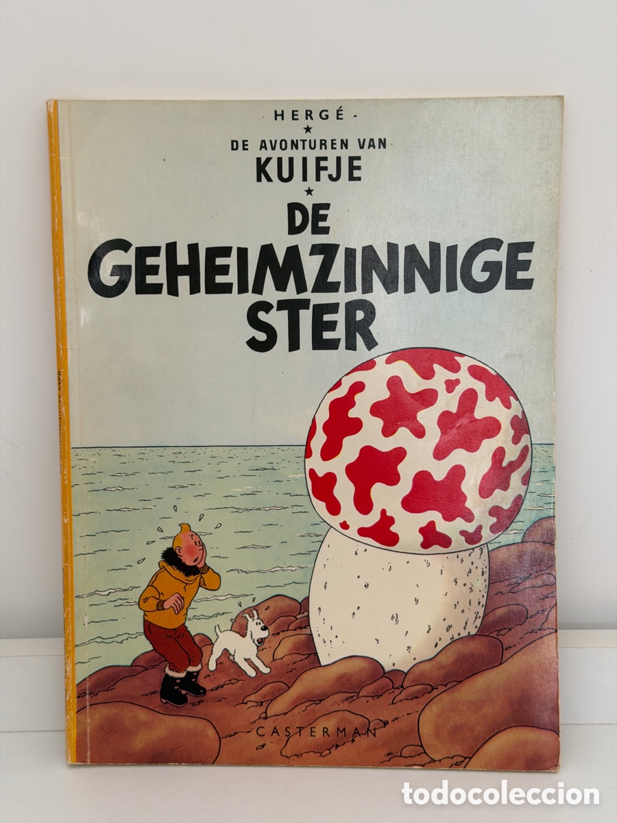 C&oacute;mics: Herg&eacute; Tintin Kuifje &ndash; De Geheimzinnige Ster &ndash; Vintage Dutch Casterman 1967