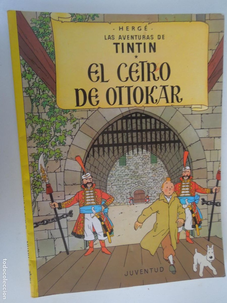 C&oacute;mics: LAS AVENTURAS DE TINTIN HERGE - EL CETRO DE OTTOKAR - EDT JUVENTUD - 1988