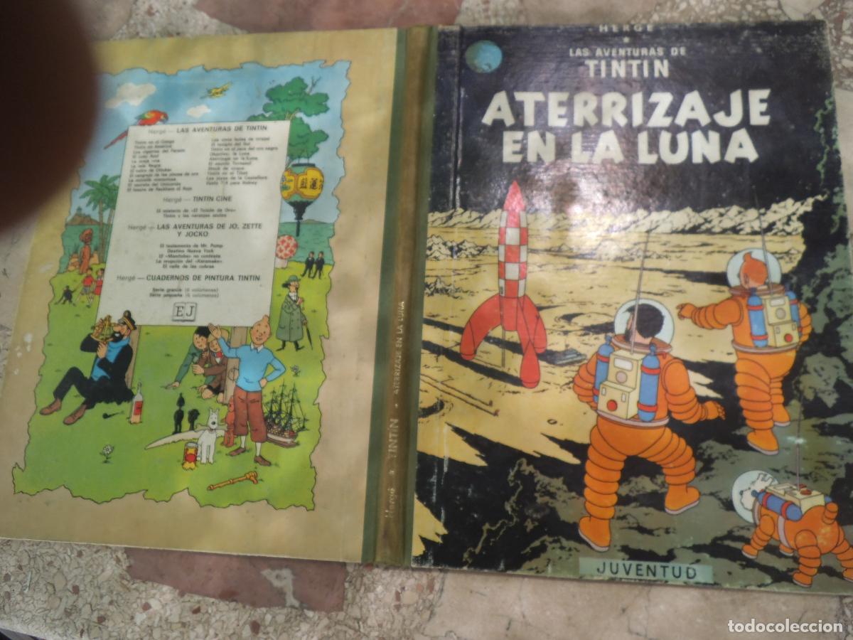 C&oacute;mics: las aventuras de tintin ,aterrizaje en la luna, herge, 5 edicion , juventud,