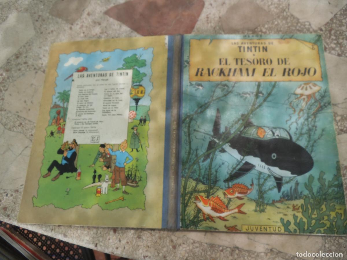 C&oacute;mics: las aventuras de tintin ,el tesoro de rackham el rojo, herge, 4 edicion , juventud,
