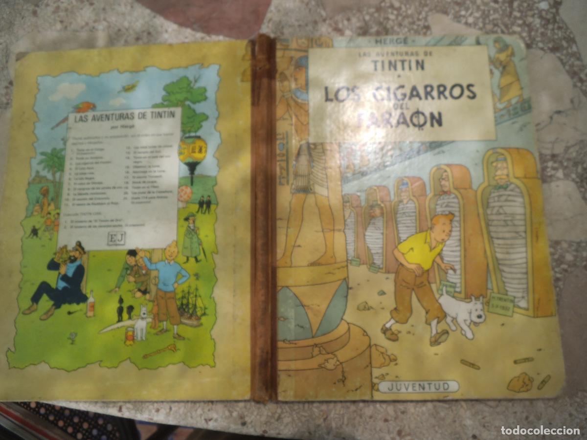 C&oacute;mics: las aventuras de tintin ,los cigarros del faraon, herge, 3 edicion , juventud,