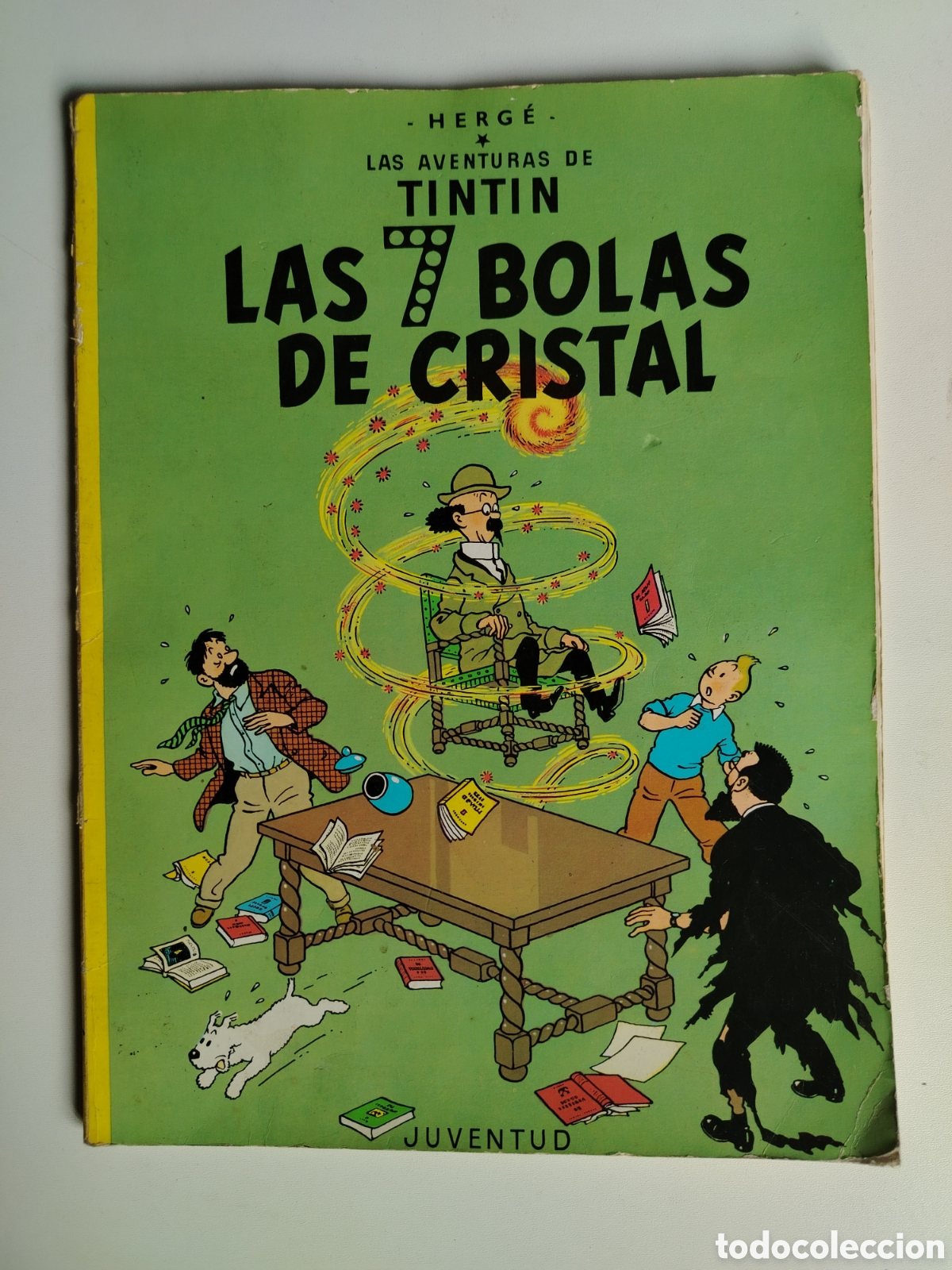 C&oacute;mics: Lote 2 c&oacute;mic de Tint&iacute;n, 1989, isla Negra, las 7 bolas - Foto 2