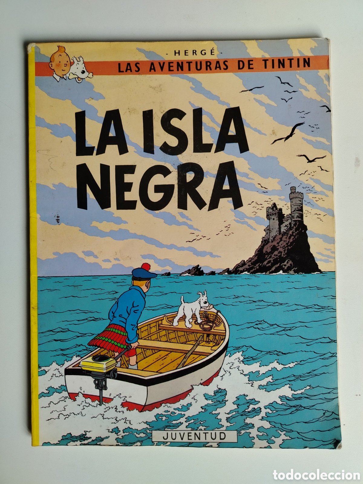 C&oacute;mics: Lote 2 c&oacute;mic de Tint&iacute;n, 1989, isla Negra, las 7 bolas