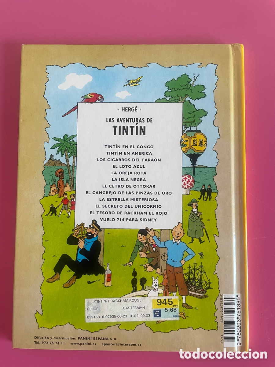 C&oacute;mics: TINTIN EL TESORO DE RACKHAM EL ROJO - CASTERMAN - Foto 2