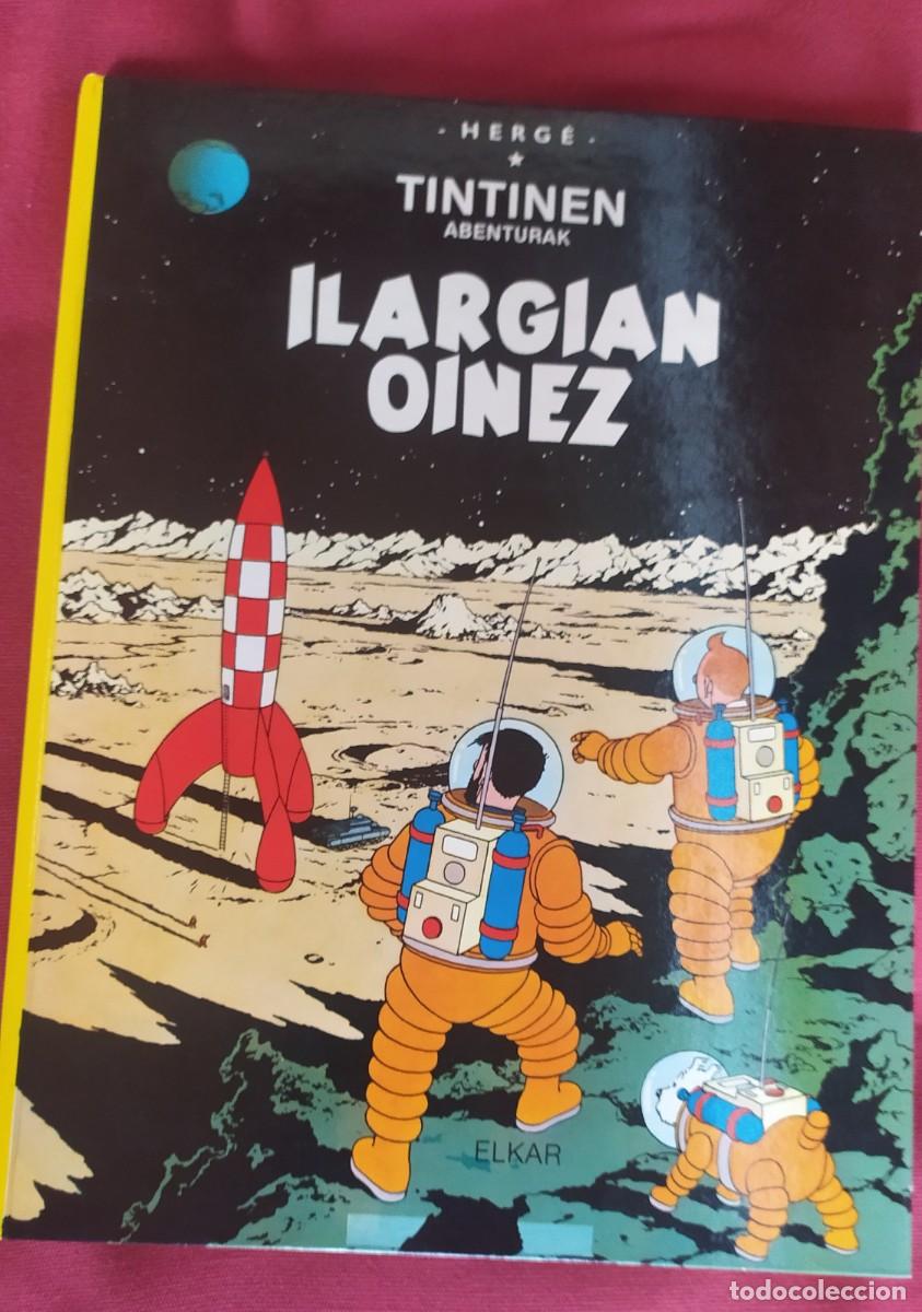 C&oacute;mics: (Tintin. Tintinen abenturak ILARGIAN OINEZ (comic en Euskera)