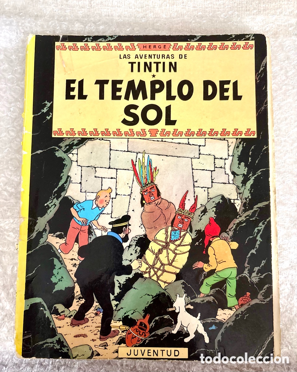 C&oacute;mics: Las Aventuras de Tint&iacute;n: El Templo del Sol - Editorial Juventud (Cuarta edici&oacute;n, 1978)
