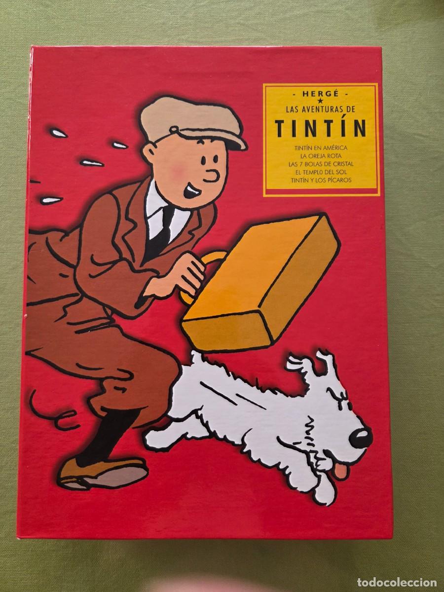 Comics : Estuche/ Pack de 5 libros de Las aventuras de Tint&iacute;n que re&uacute;ne cinco aventuras clave.