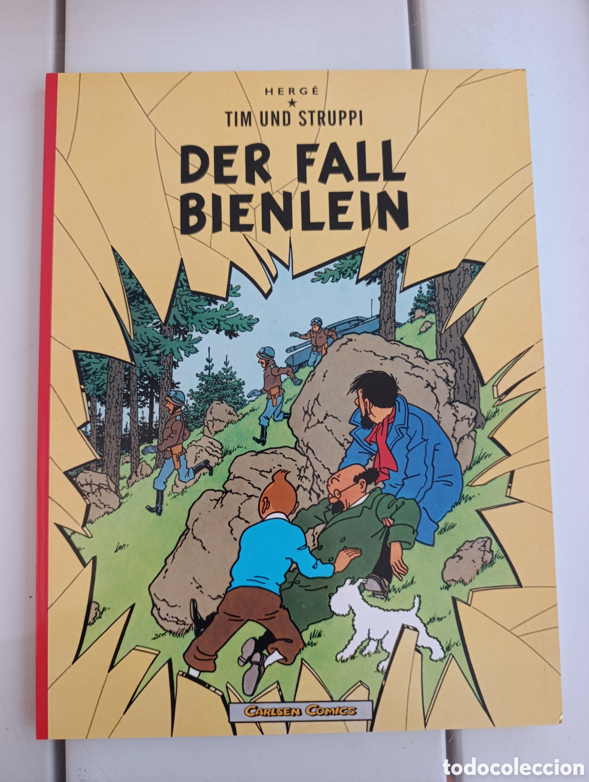 C&oacute;mics: TINTIN IDIOMAS - EL TESORO DE RACKHAM EL ROJO - ALEMAN - EL ASUNTO TORNASOL - HERGE