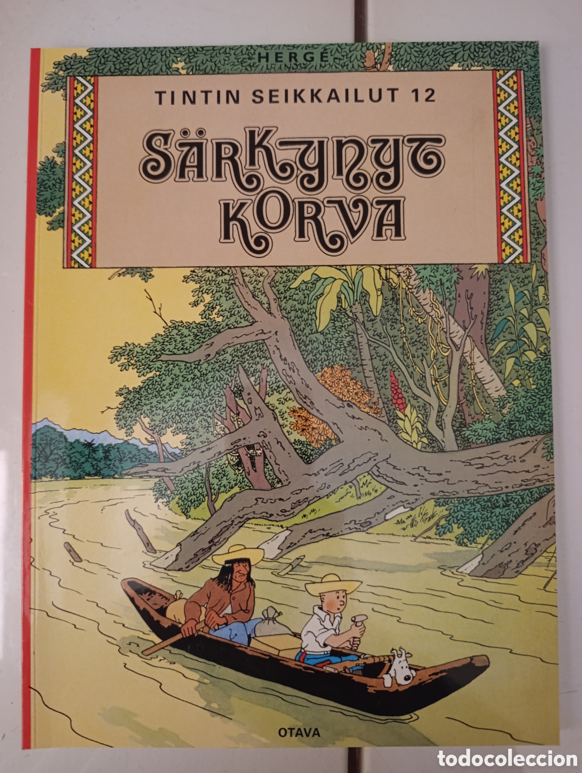 Comics: TINTIN IDIOMAS - LA OREJA ROTA - SARKYNYT KORVA - FINLANDES - FINES - IDIOMA