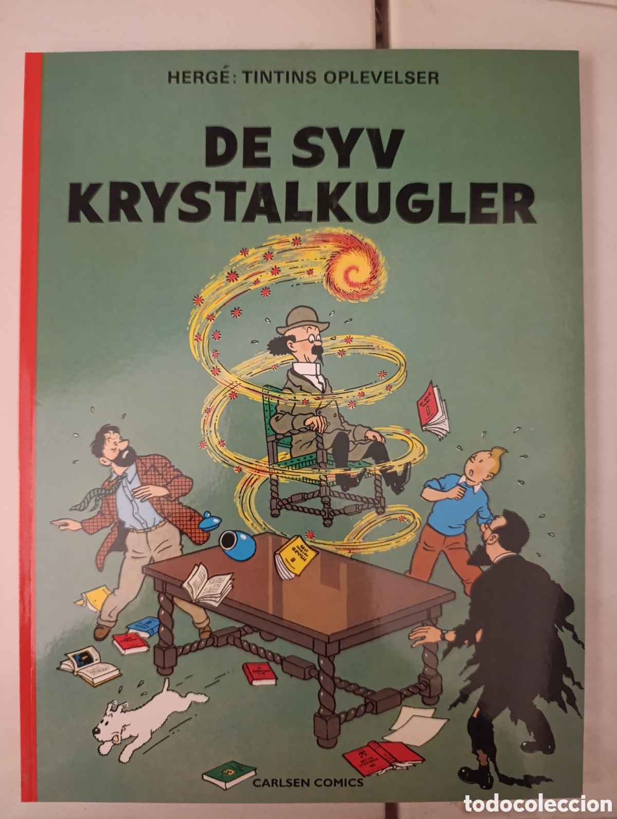 C&oacute;mics: TINTIN IDIOMAS - DANES - LAS 7 BOLAS DE CRISTAL / DE 7 KRYSTALKUGLER - IDIOMA