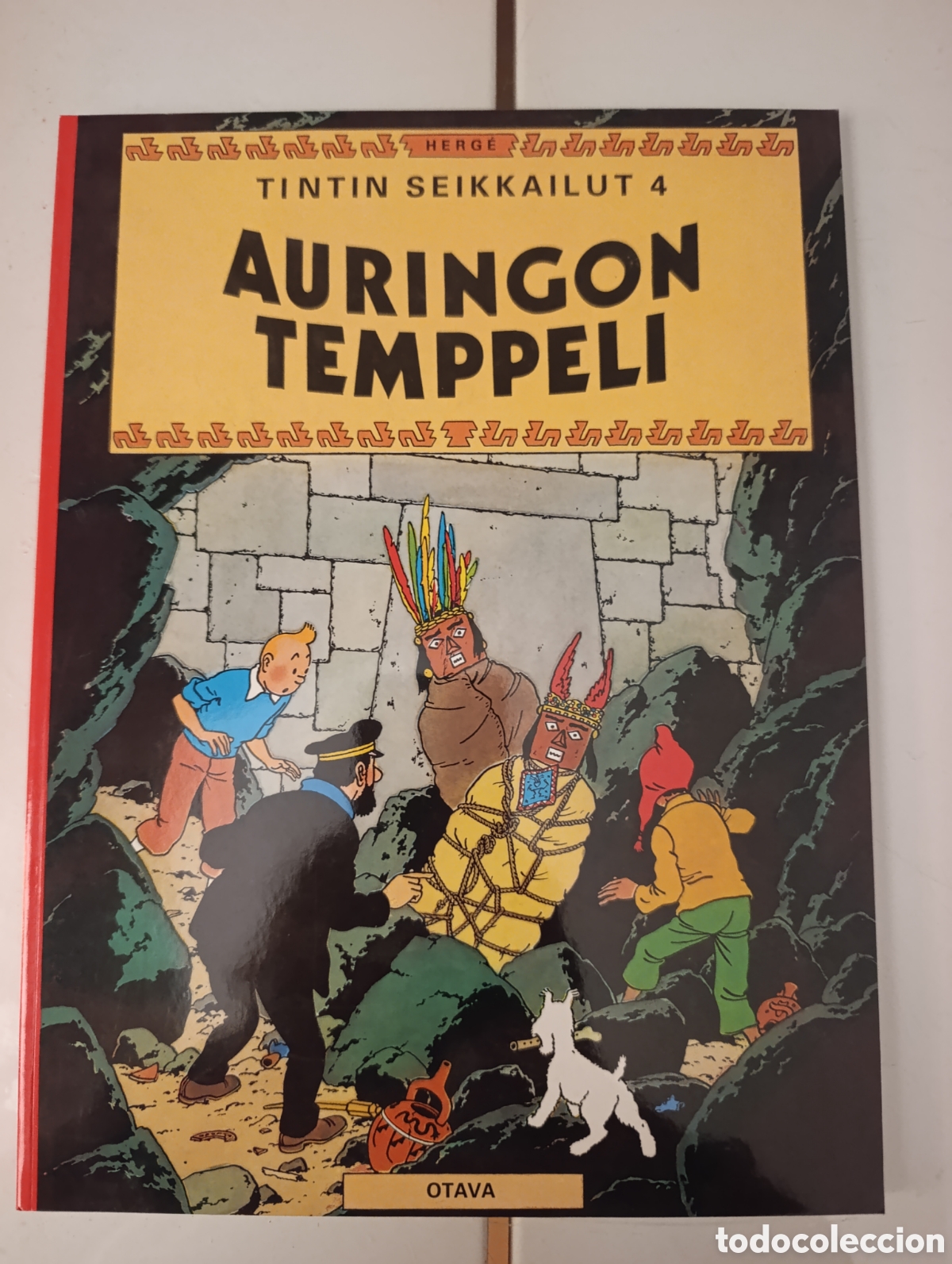 C&oacute;mics: TINTIN IDIOMAS - EL TEMPLO DEL SOL - AURINGON TEMPPELI - FINLANDES - FINES - IDIOMA