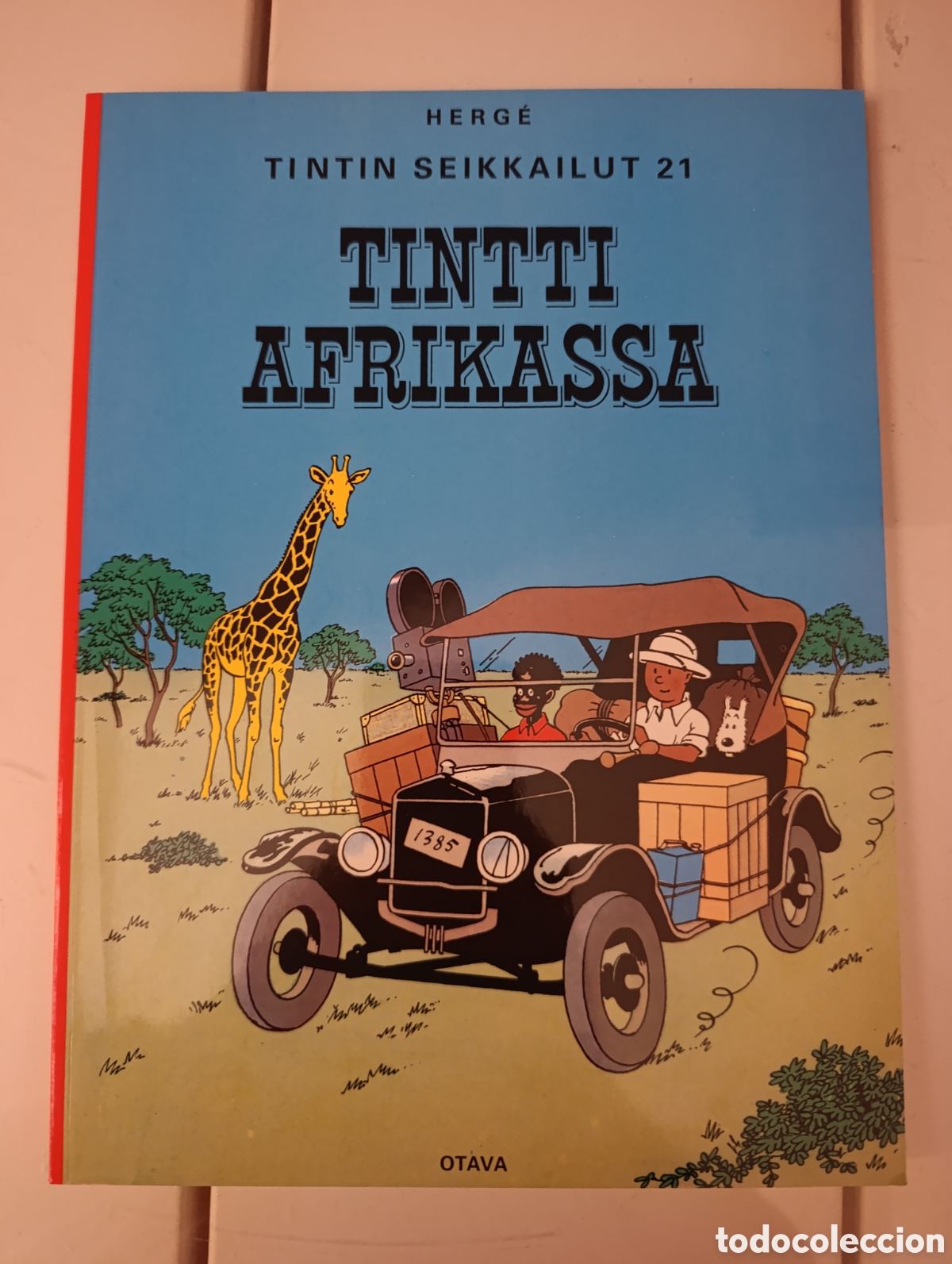 C&oacute;mics: TINTIN IDIOMAS - TINTIN EN EL CONGO - FINES - TINTTI AFRIKASSA - FINLANDES - IDIOMA
